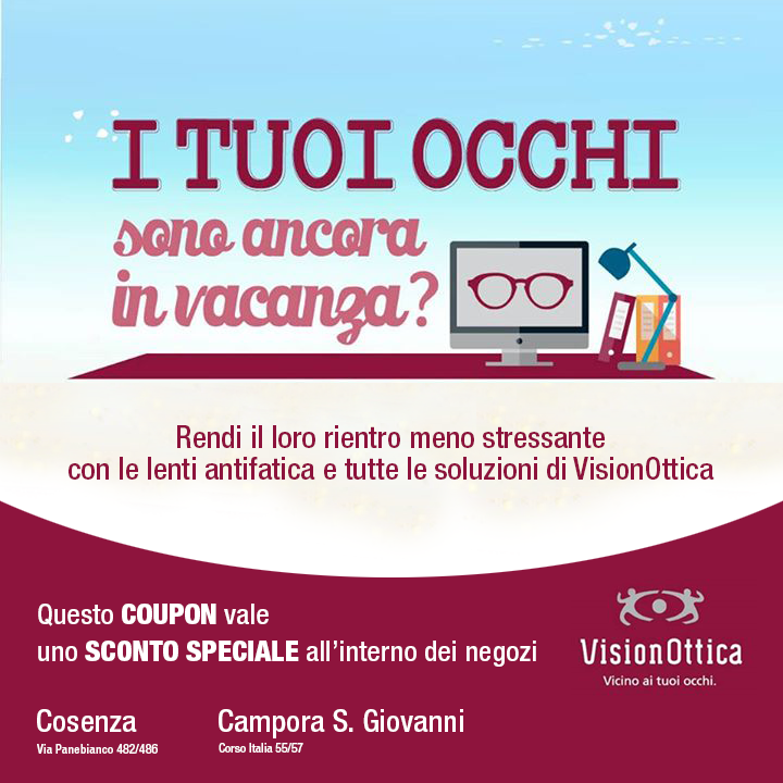 coupon visionottica settembre 2014