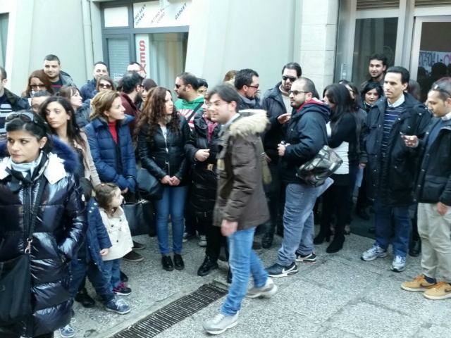 Infocontact, la protesta nella sede di Rende. Lavoratori in stato d'agitazione (FOTO) 63 Infoc04