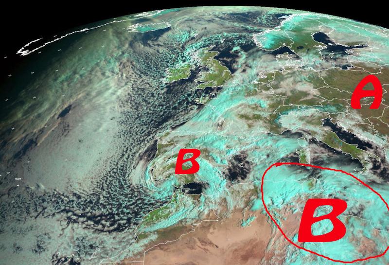 Primavera ancora ai box. Allerta meteo in Calabria, in arrivo violenta ondata di maltempo 54 Satellite2