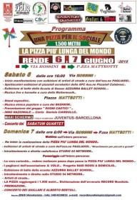 Domenica Rende tenta di sfidare il record per la pizza più lunga del mondo, domani concerti e Champions in piazza 52 Programma