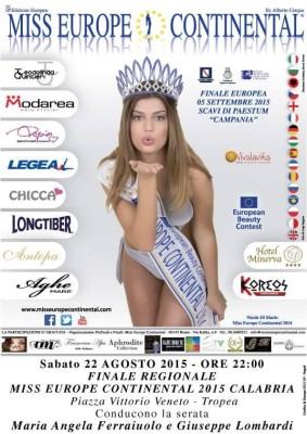 A Tropea la finale regionale di "Miss Europe Continental Calabria" 54 miss