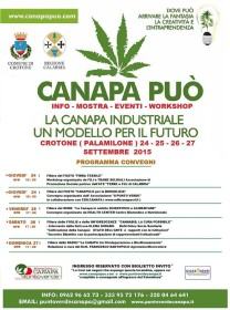 Inizia domani in Calabria la prima fiera italiana della canapa industriale 54 Canapa-Può