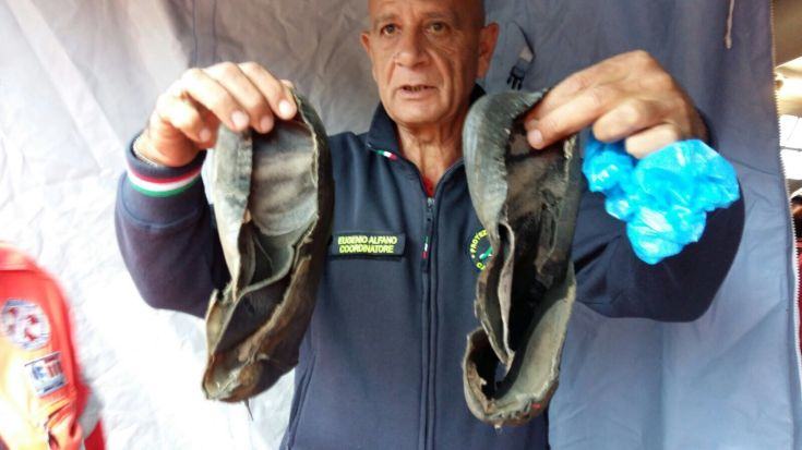 Le scarpe della donna