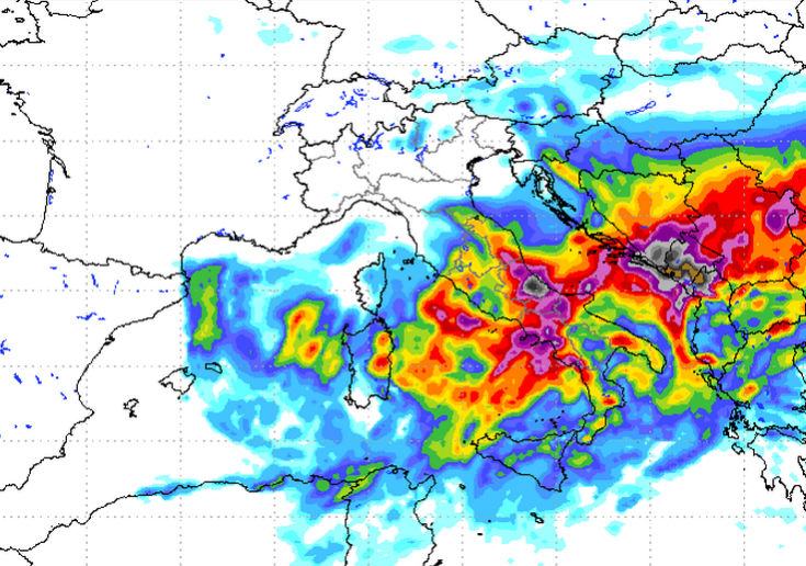 Allerta meteo Calabria: ciclone mediterraneo porterà forte maltempo sul cosentino 55 Piogge2