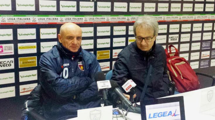 Il tecnico rossoblu nella conferenza stampa di oggi