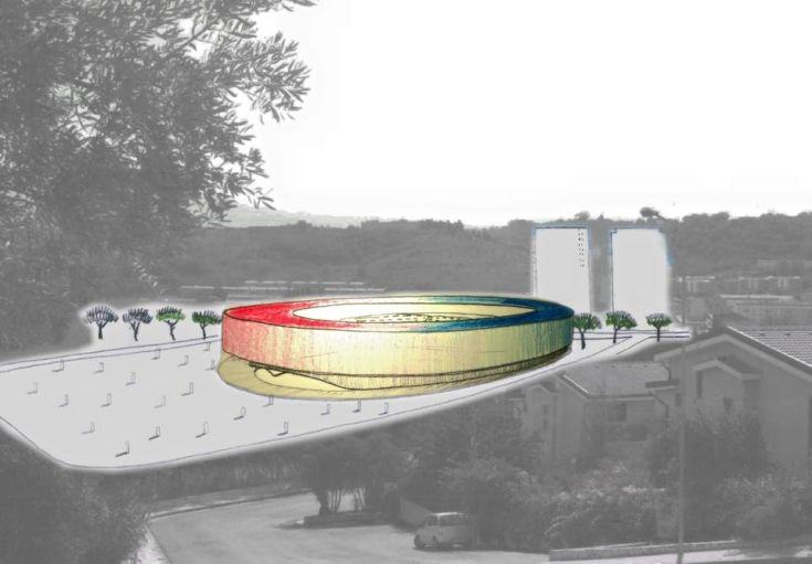Ecco il nuovo stadio "Gigi Marulla": un impianto modello da 18.000 posti 58 stadio progetto 01