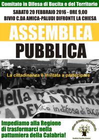 bucita discarica assemblea