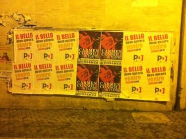 Il PD tappezza Cosenza di manifesti 'cantando vittoria' (FOTONOTIZIA) 62 foto 3