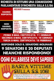 Basta vittime sulla SS 106: “Parlamentari calabresi assenti” 54 rappresentanza_inconsistente