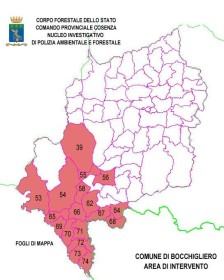 Sequestrata a Bocchigliero una vasta area boscata di 'Calabria Verde' 60 AREA INTERVENTO