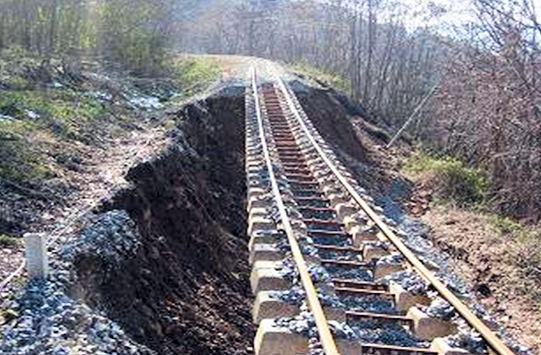 Frana a Carpanzano Tratta Cosenza catanzaro