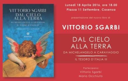 Vittorio Sgarbi a Cosenza con Occhiuto per presentare libro sull'arte 54 Locandina_Sgarbi presenta il suo libro a Cosenza