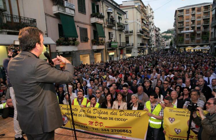 Mario Occhiuto Comizio