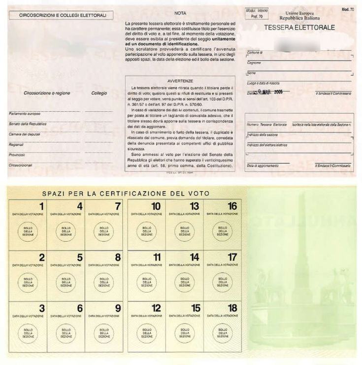 Scheda elettorale