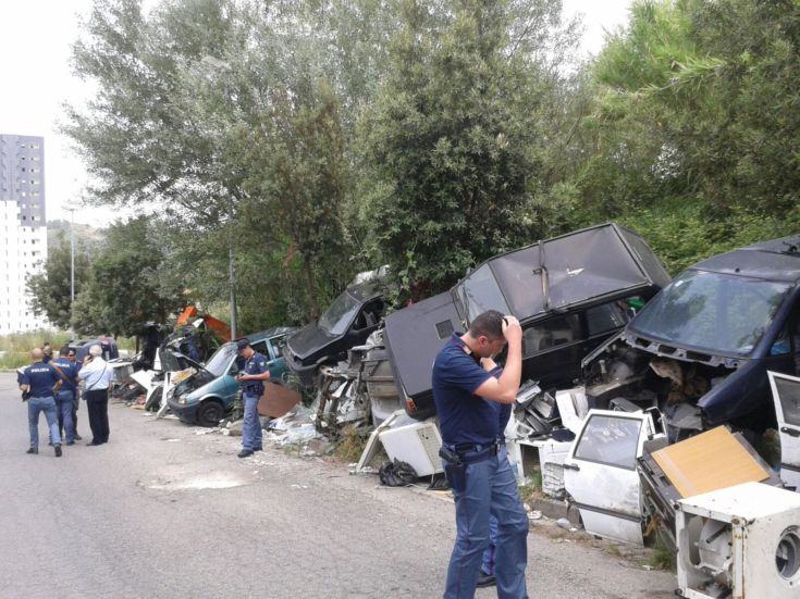 via degli stadi quartiere rom polizia 04