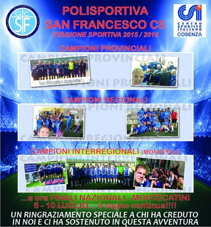 CSI: Il San Francesco è campione del Sud e vola alle finali nazionali di Montecatini 57 San Francesco 5