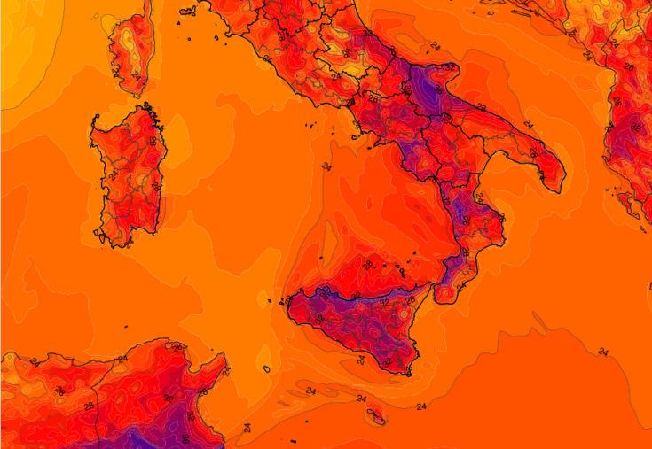 Temperature sud italia