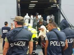 polizia sbarco corigliano