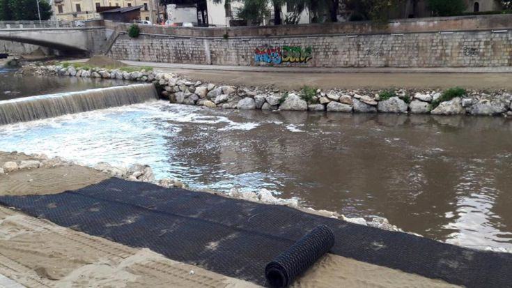 Lavori lungo il Busento, Occhiuto: "fra poco un fiume bellissimo" (FOTO) 60 fiume cosenza 05