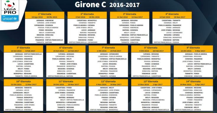 Calendario Lega pro