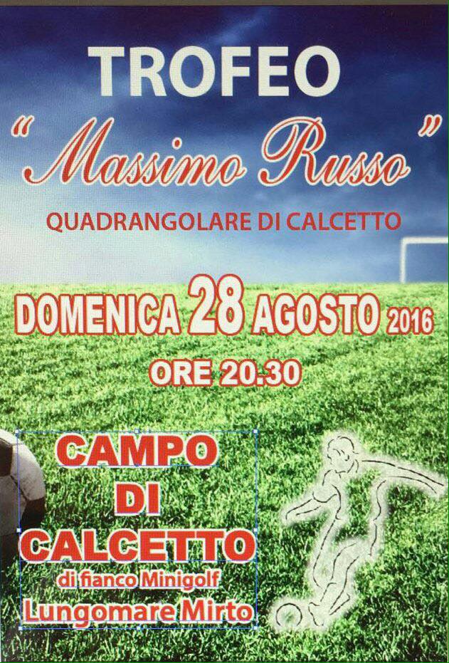 Al via il 21° Memorial - Trofeo Massimo Russo, tra gli ospiti anche Padre Fedele Bisceglia 54 TROFEO RUSSO