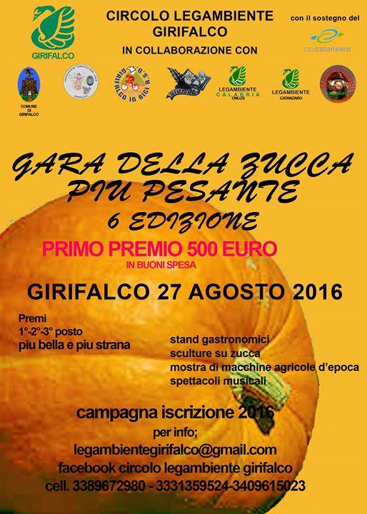 locandina gara zucca