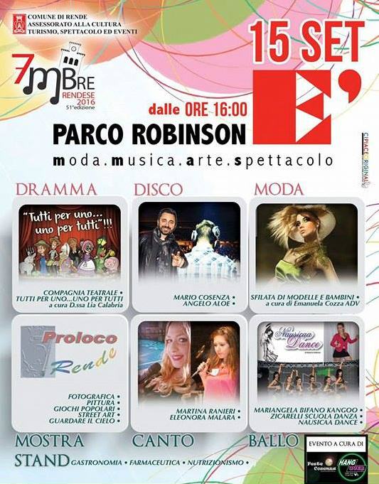 Settembre Rendese 2015, al Parco Robinson fra Arte, Spettacolo, Moda e Musica 56 parco-robinson-15-settembre-rendese-loc