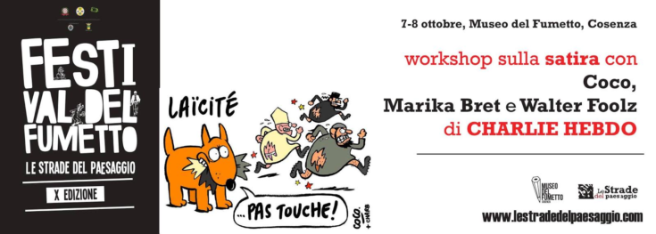 A lezione di satira con Charlie Hebdo. X edizione Festival del Fumetto 'Le Strade del Paesaggio' 54 image