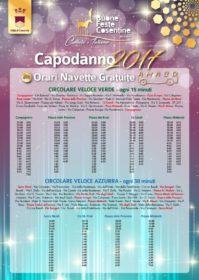 Capodanno a Cosenza: tutti i concerti, i divieti di transito e gli orari bus 57 orari-navette-capodanno-2017