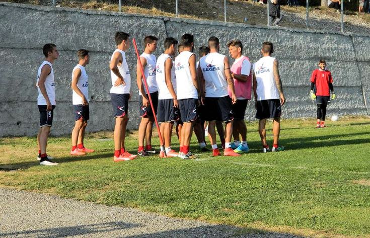 Allenamento ritiro Cosenza