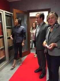 Occhiuto visita in anteprima l'archivio storico del Comune