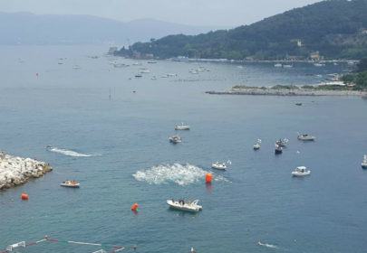 Campo di gara isola di Palmaria