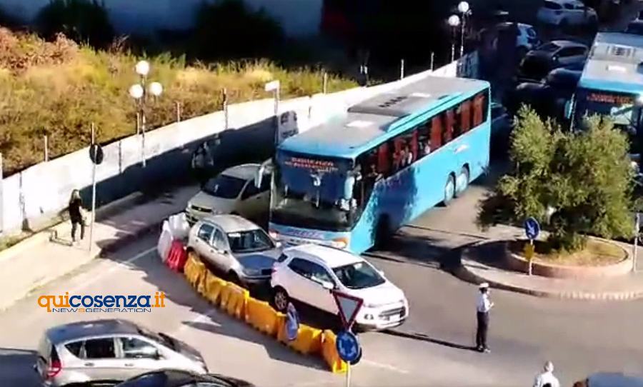 blocco stradale rende