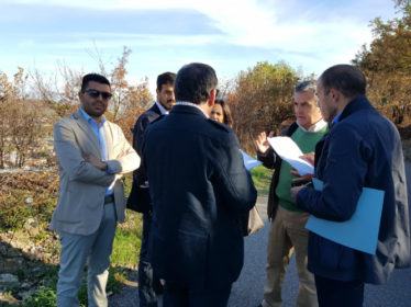 la commissione lavori pubblici durante il sopralluogo 2