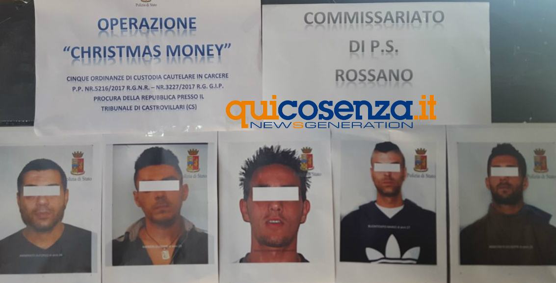 arresti estorsioni rossano