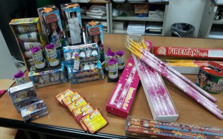 sequestro fuochi illegali botti