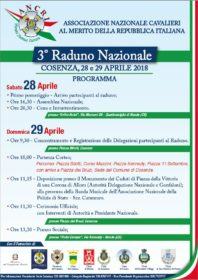 programma manifestazione 3° Raduno Nazionale