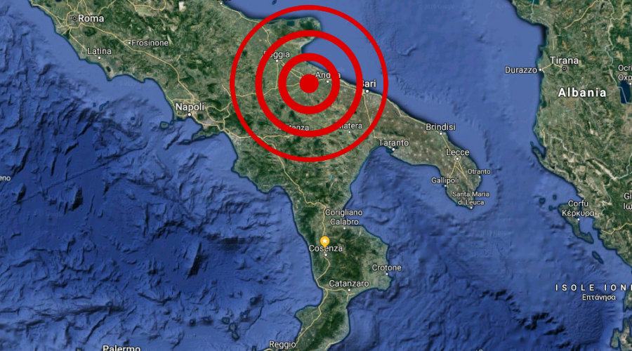Terremoto Puglia