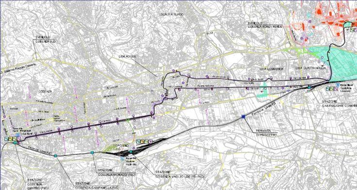 metro leggera cosenza