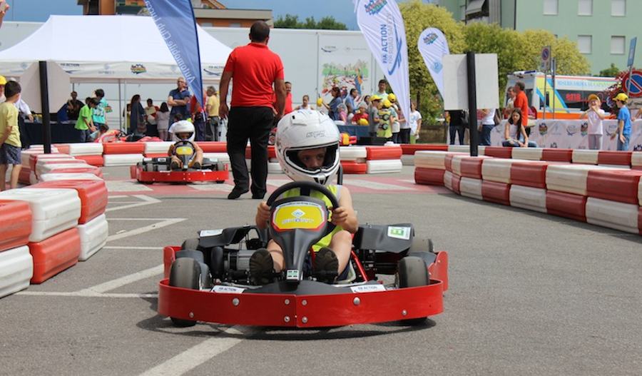 karting in piazza Cosenza