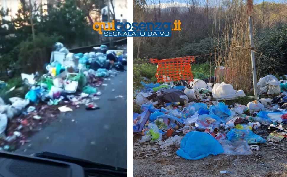 segnalato rende dipignano rifiuti