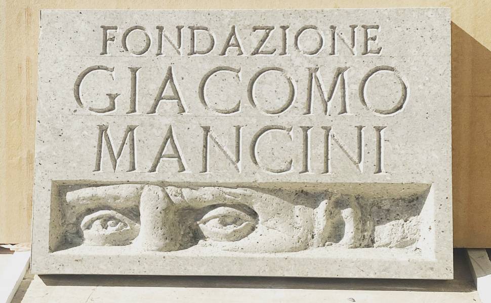 Incisione fondazione giacomo mancini