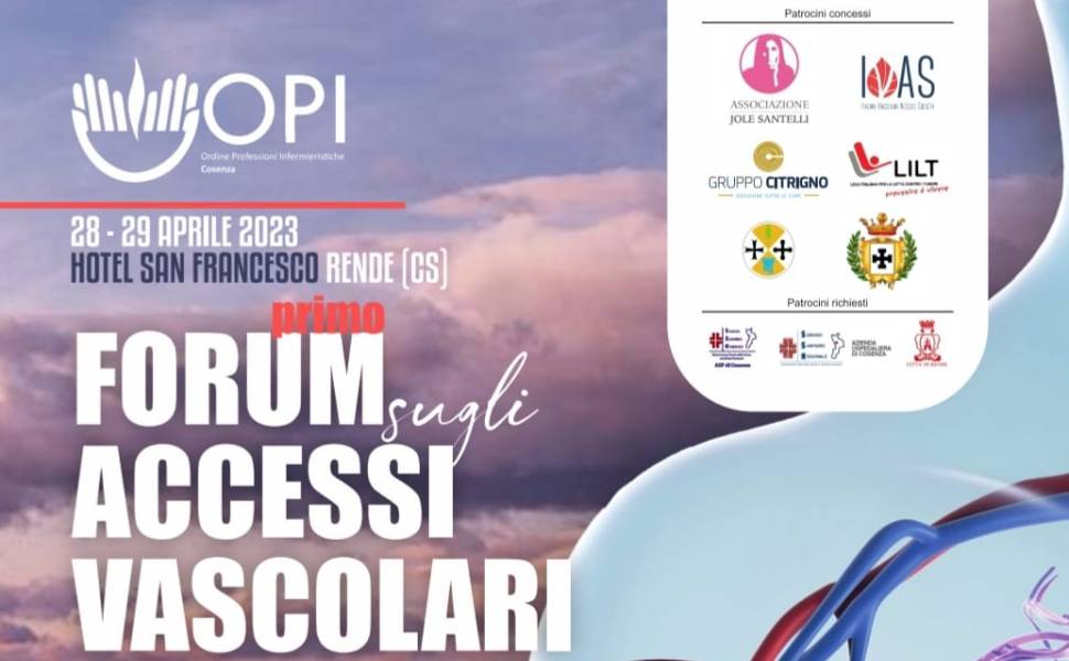 locandina Opi forum su accessi vascolari