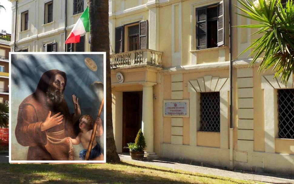 Cosenza-Caserma-Paolo-Grippo dipinto trafugato dipignano