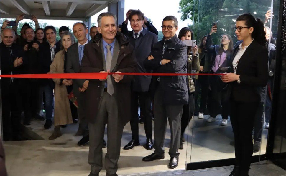Poli_Bistrot inaugurazione rettore leone