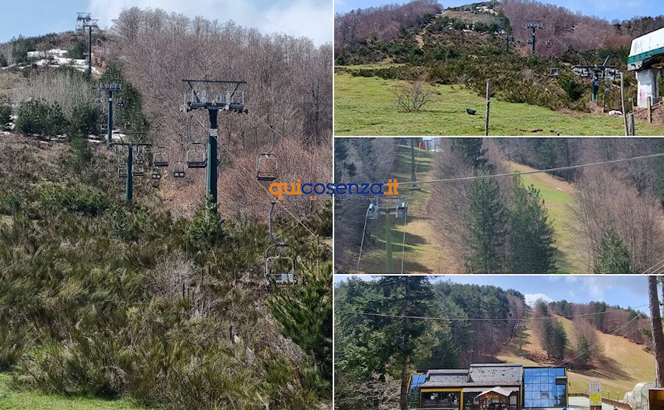 Sila impianti di risalita Camigliatello e Pagliara senza neve
