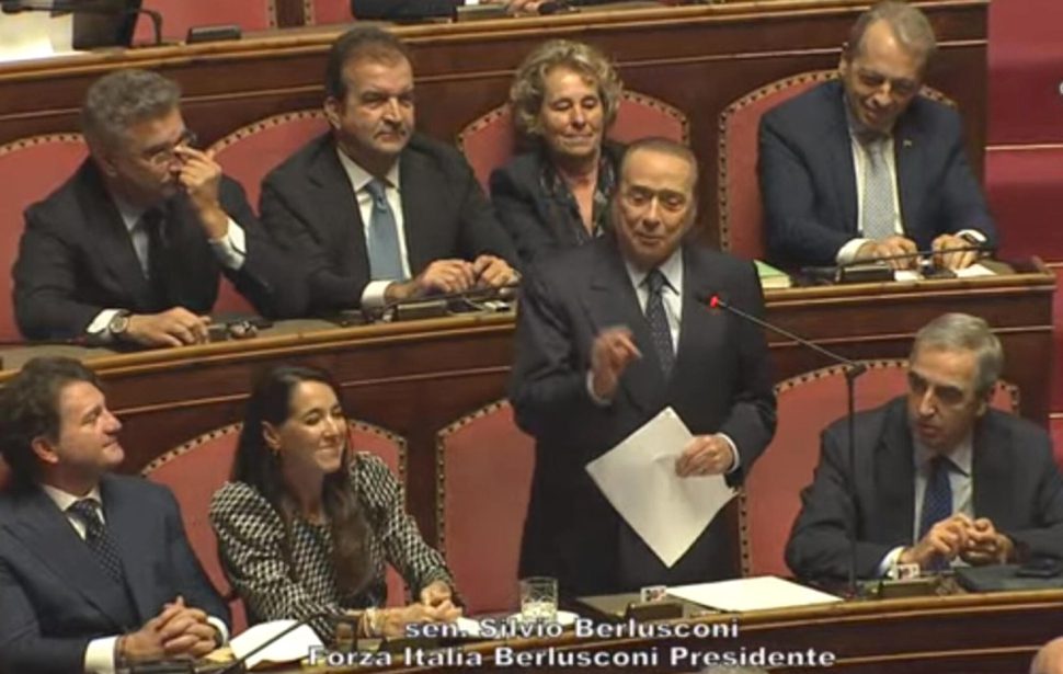 Berlusconi al Senato