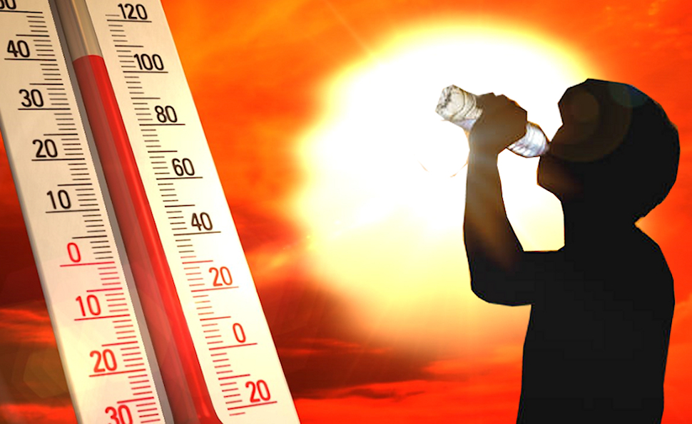 Caldo afa anticiclone africano aria rovente