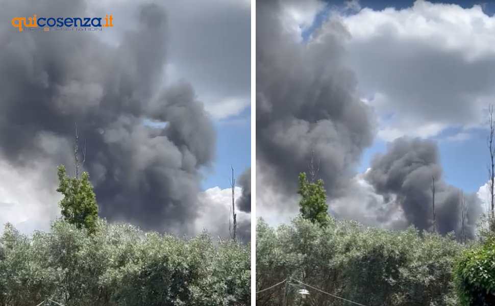 incendio contrada coretto montalto