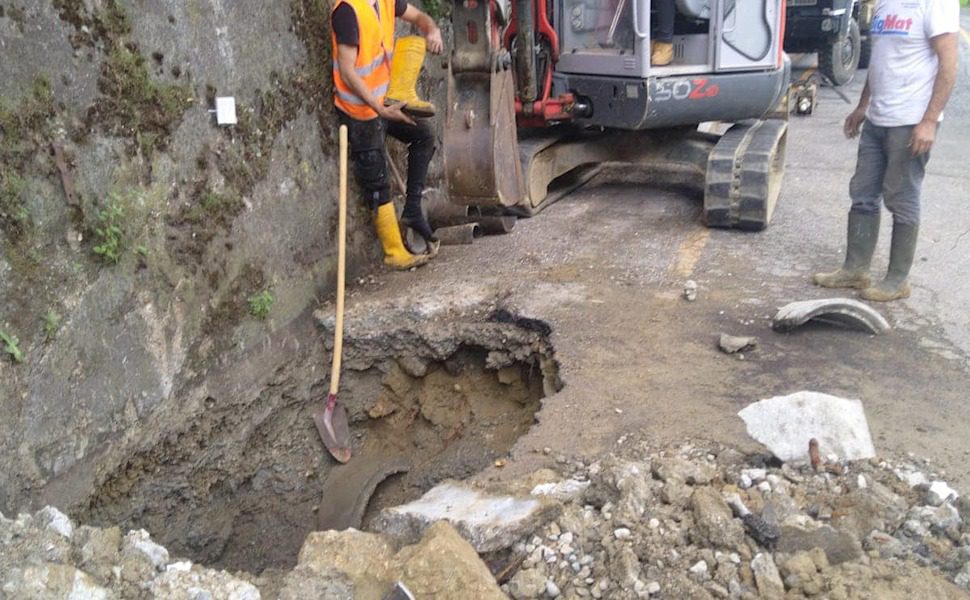 perdita idrica centro storico Cosenza